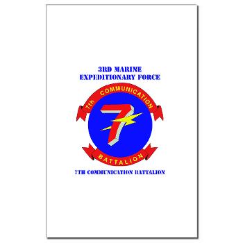 7CB - M01 - 02 - 7th Communication Battalion with Text - Mini Poster Print - Click Image to Close